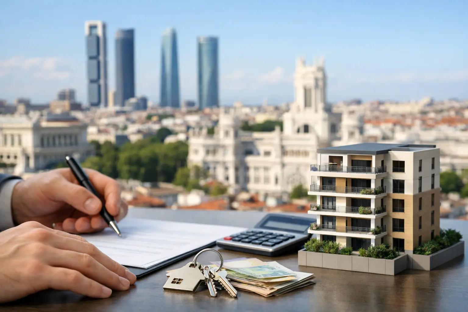 Impuestos al comprar piso en Madrid en 2026