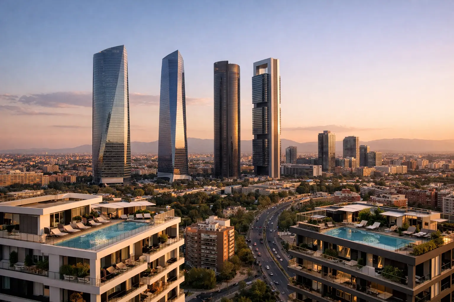Torres de lujo en Madrid: dónde está el valor